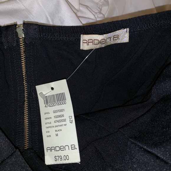 Arden B Little Black Silhouette Mini Dress - Picture 6 of 8